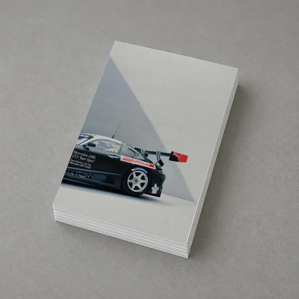 Mercedes AMG GT3 Race Car Studio Shot – Postcards