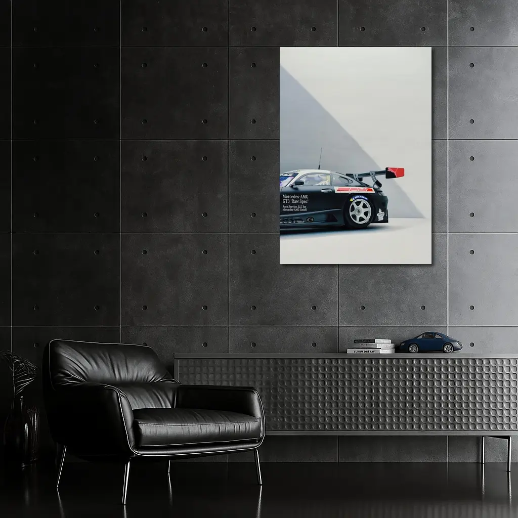 Mercedes AMG GT3 Race Car Studio Shot – Wall Art