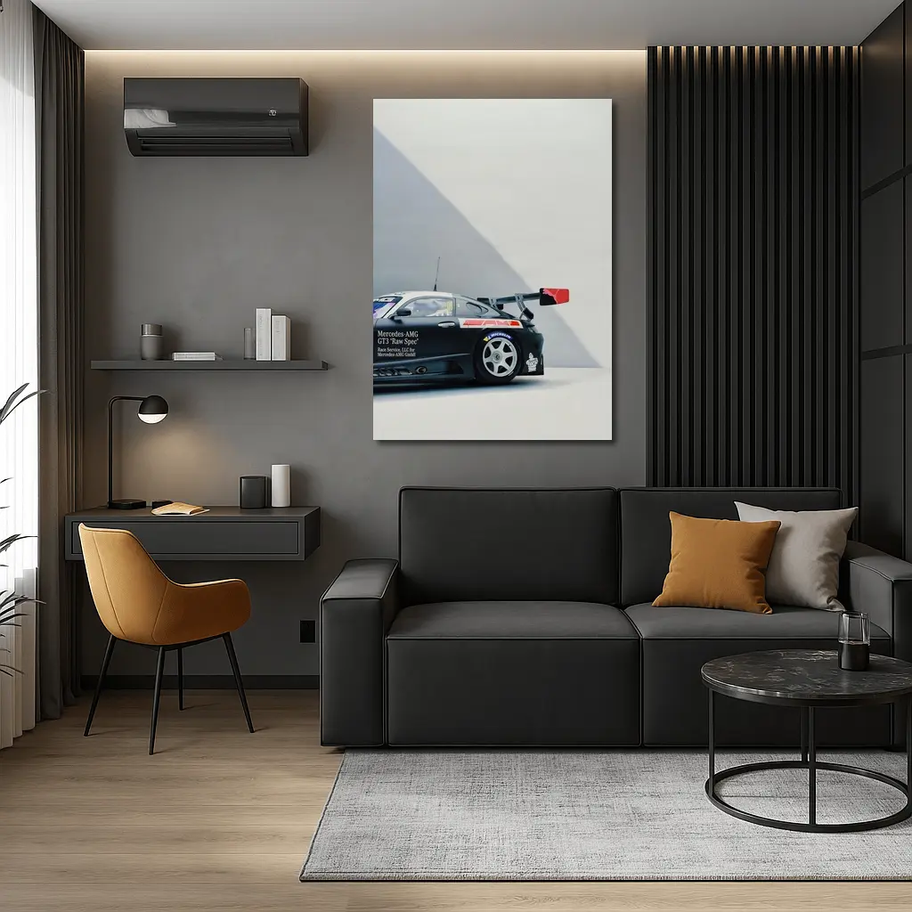 Mercedes AMG GT3 Race Car Studio Shot – Wall Art