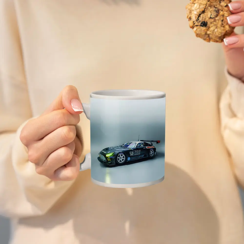 Mercedes AMG GT3 Race Car Dark Studio – Mugs