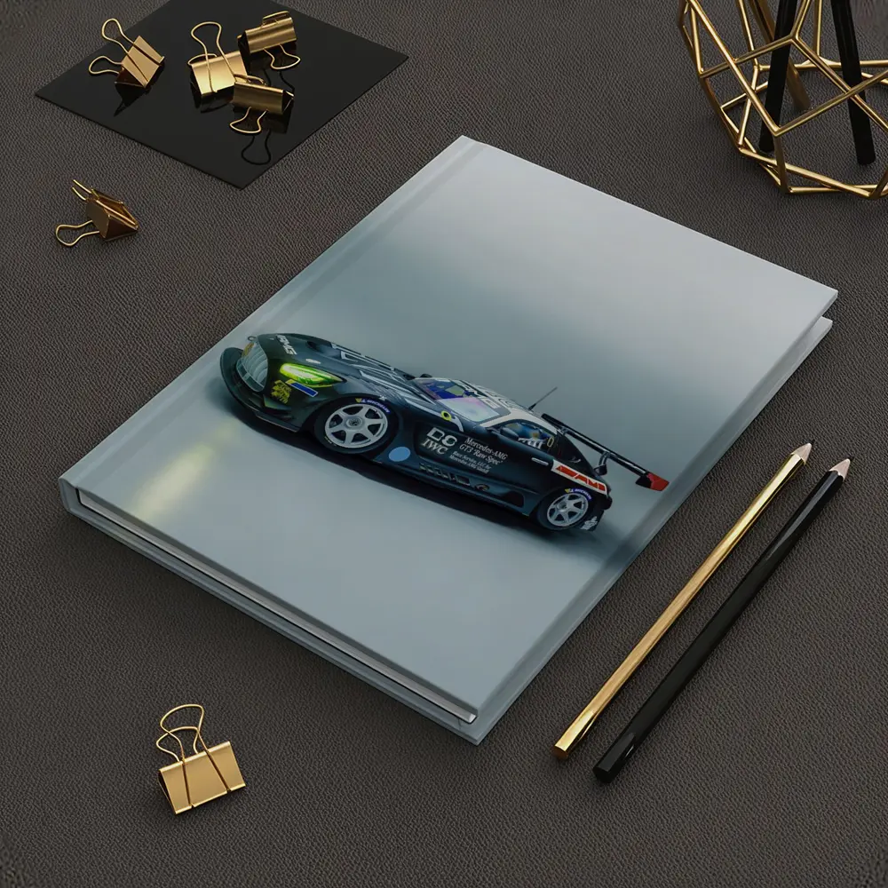 Mercedes AMG GT3 Race Car Dark Studio – Notebooks