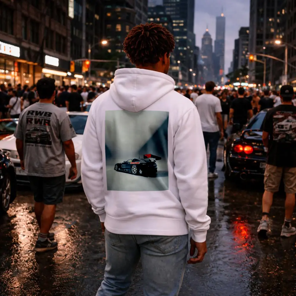 Mercedes AMG GT3 Race Car Gray Studio – Hoodies