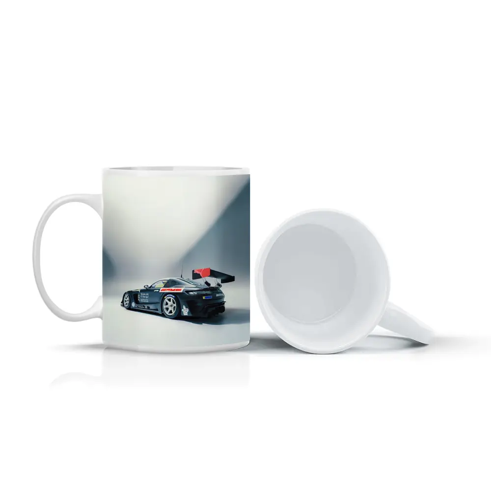 Mercedes AMG GT3 Race Car Gray Studio – Mugs