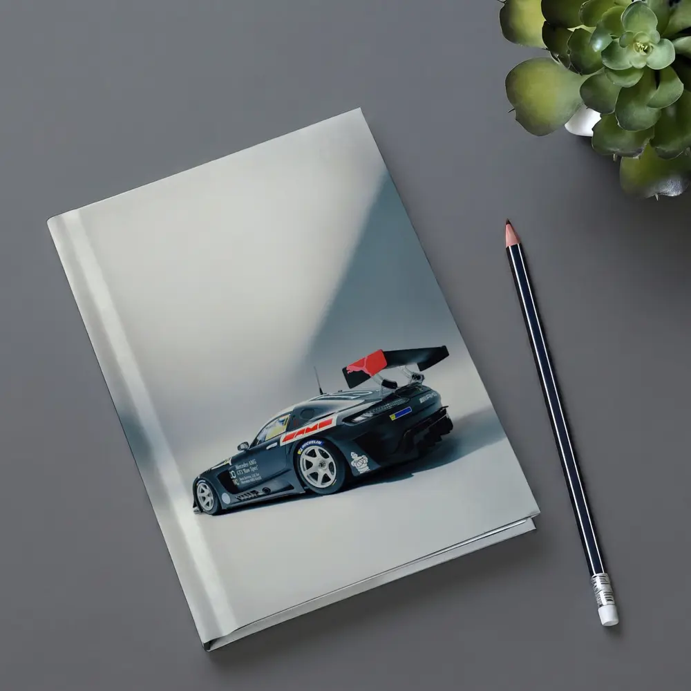 Mercedes AMG GT3 Race Car Gray Studio – Notebooks