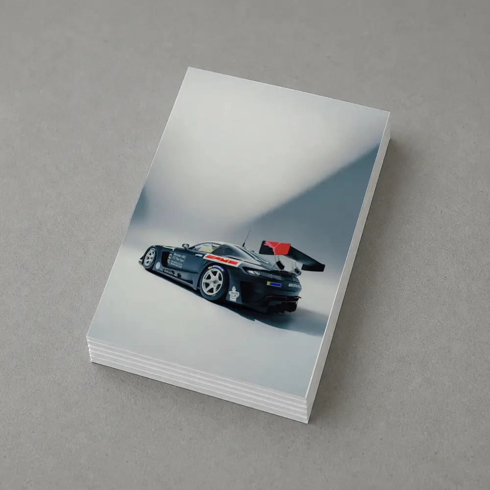 Mercedes AMG GT3 Race Car Gray Studio – Postcards