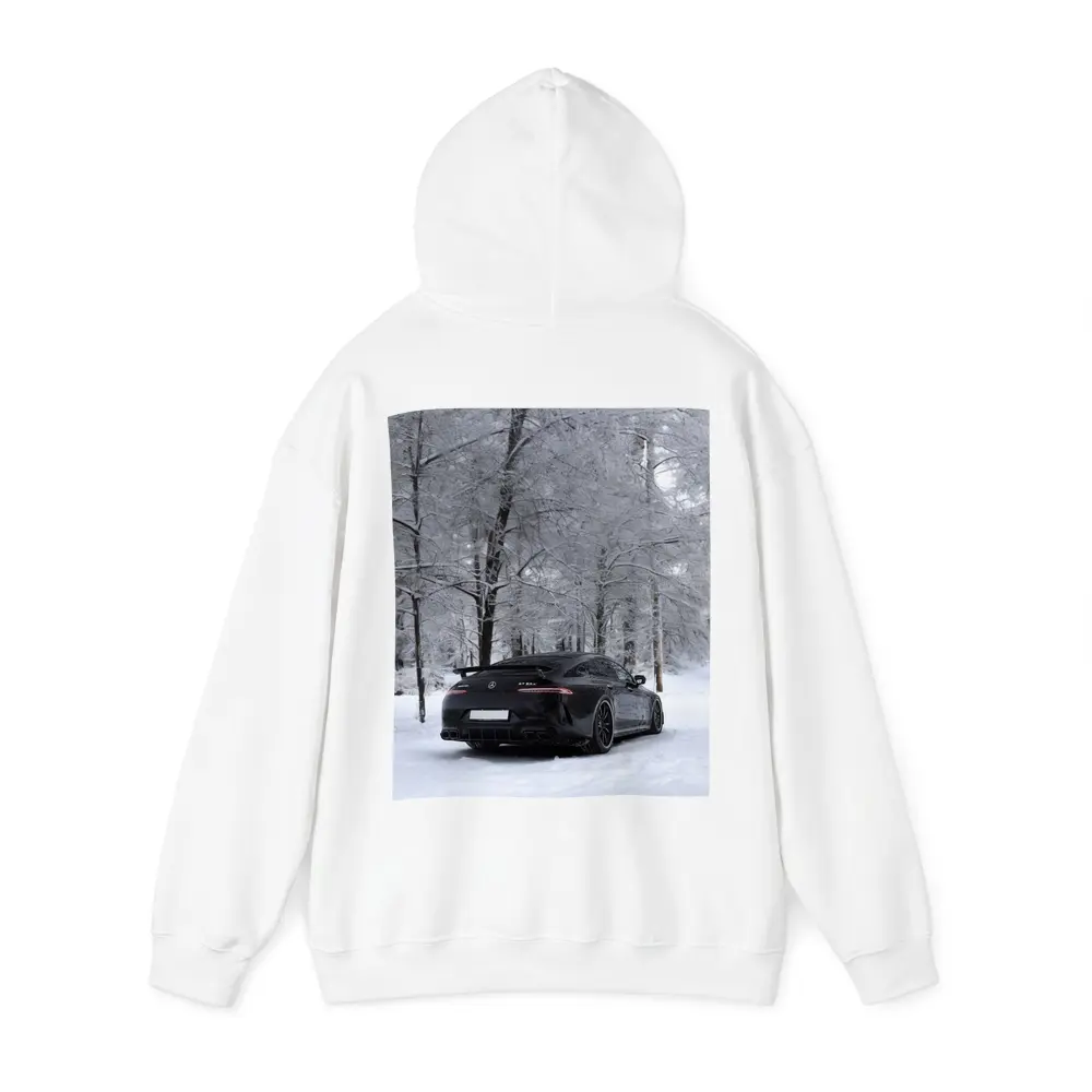 Mercedes AMG GT63 Black Snow Winter Forest – Hoodies