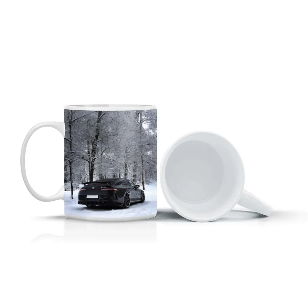 Mercedes AMG GT63 Black Snow Winter Forest – Mugs