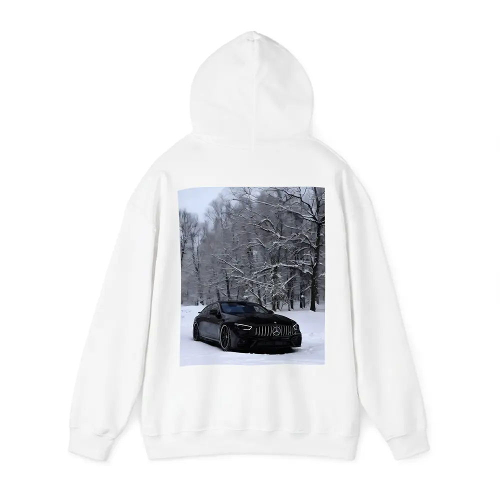Mercedes AMG GT63 Black Snow Winter Forest – Hoodies
