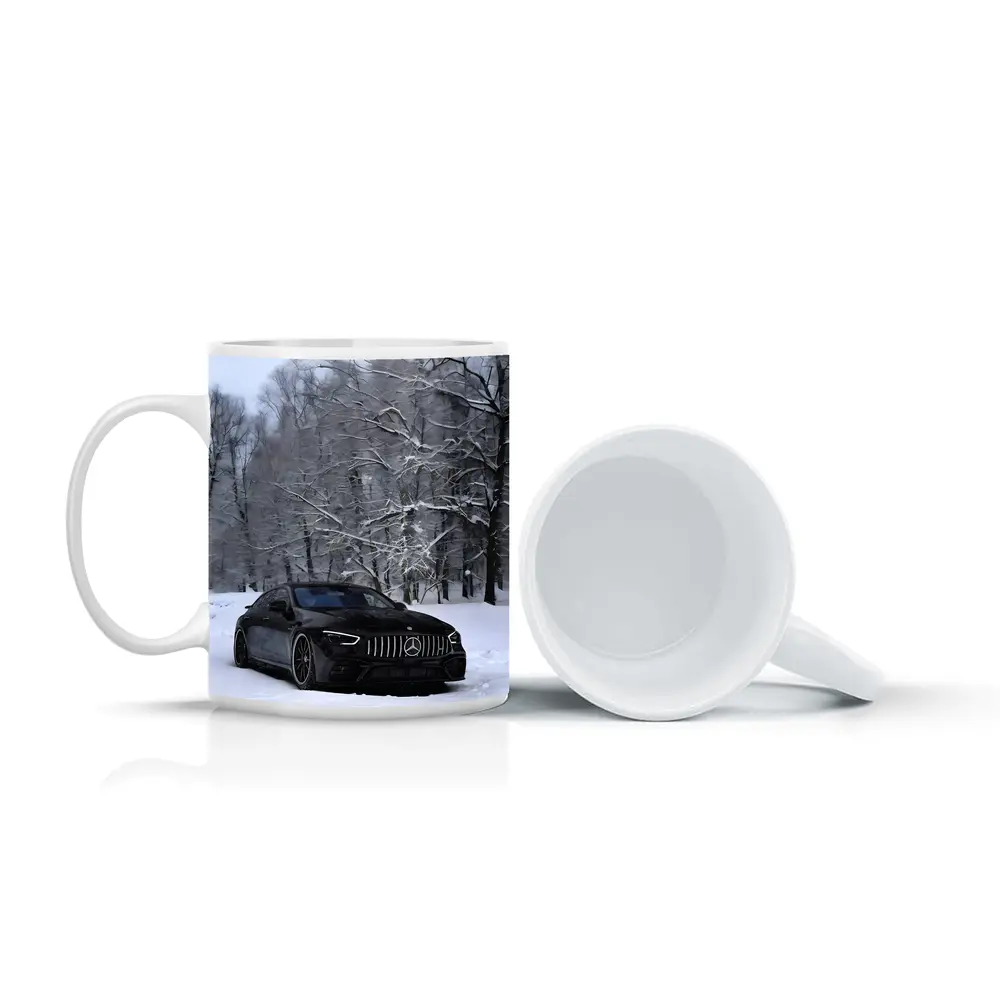 Mercedes AMG GT63 Black Snow Winter Forest – Mugs