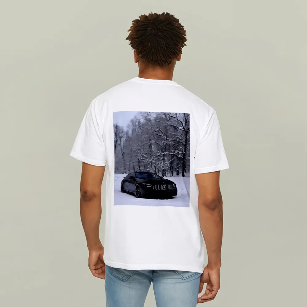 Mercedes AMG GT63 Black Snow Winter Forest – T-Shirts
