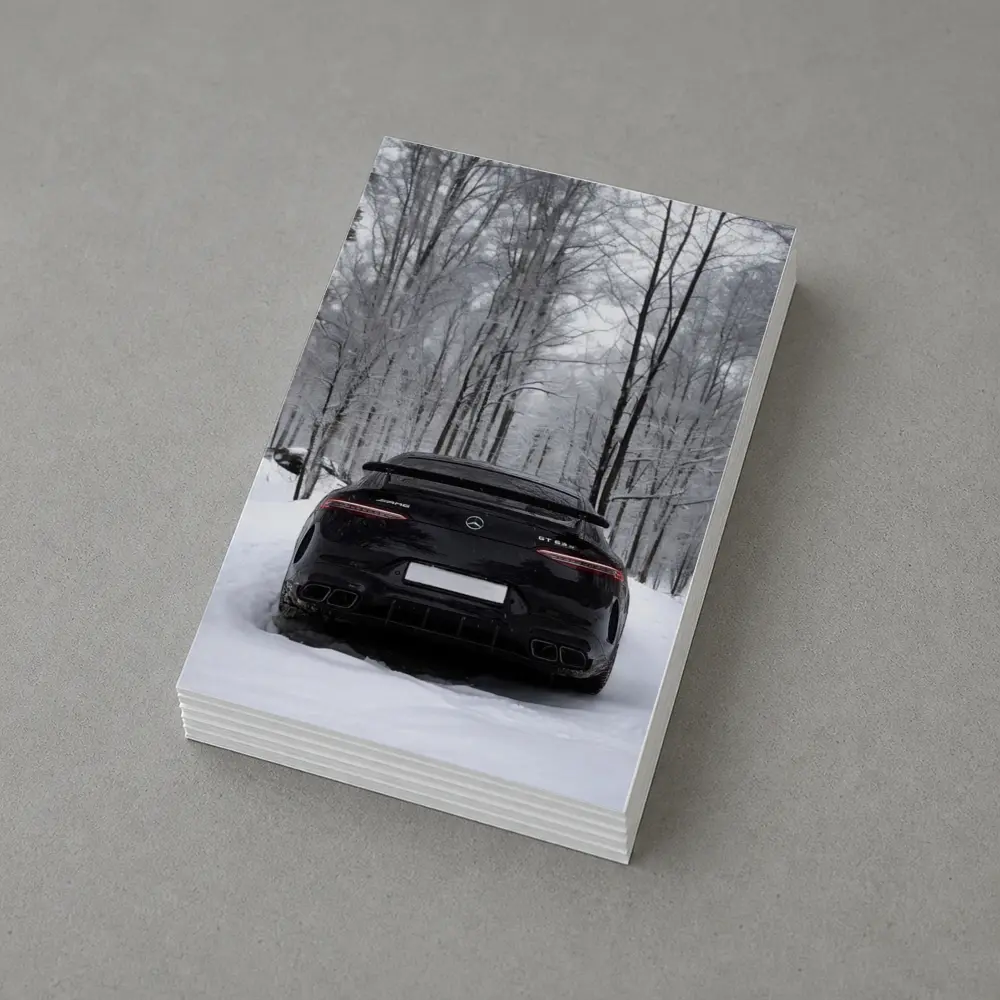 Mercedes AMG GT63 Black Snow Forest – Postcards