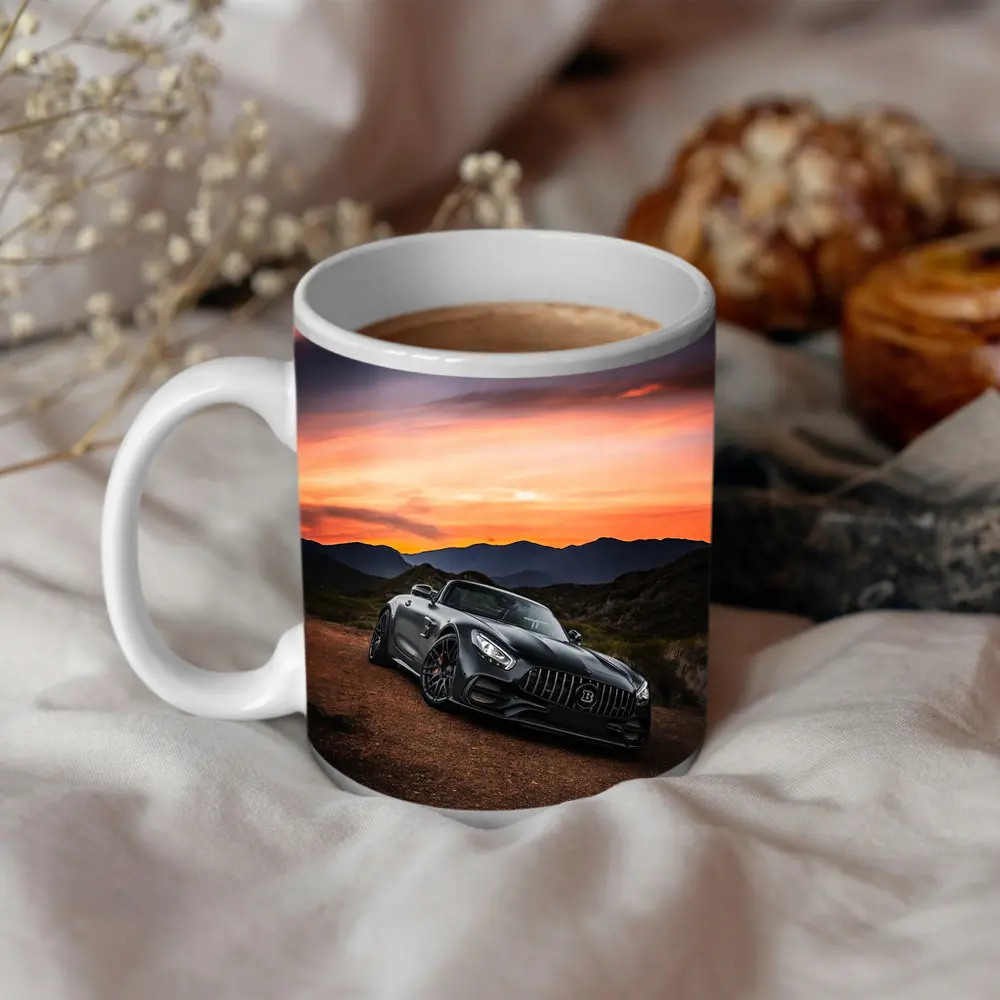 Mercedes AMG GT Roadster Sunset Mountain View – Mugs