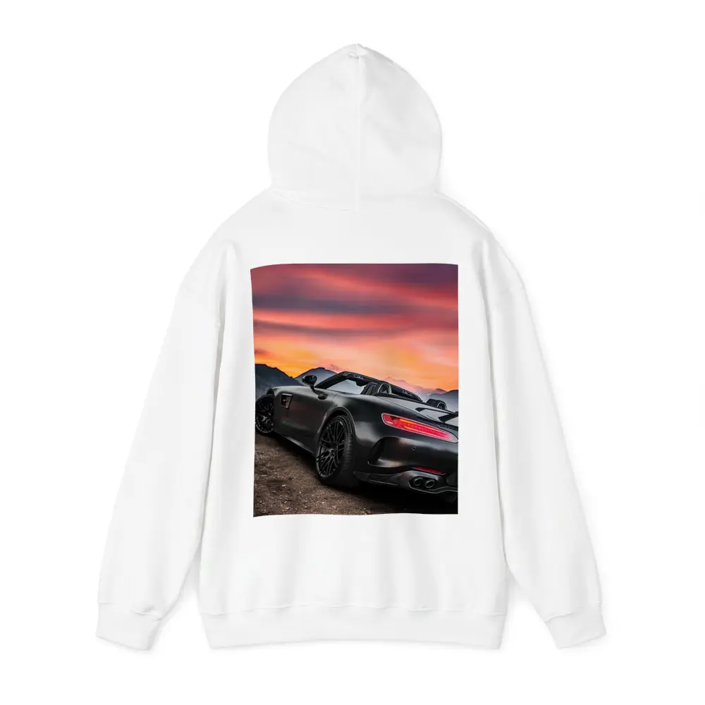 Mercedes AMG GT Roadster Fiery Sunset Sky – Hoodies