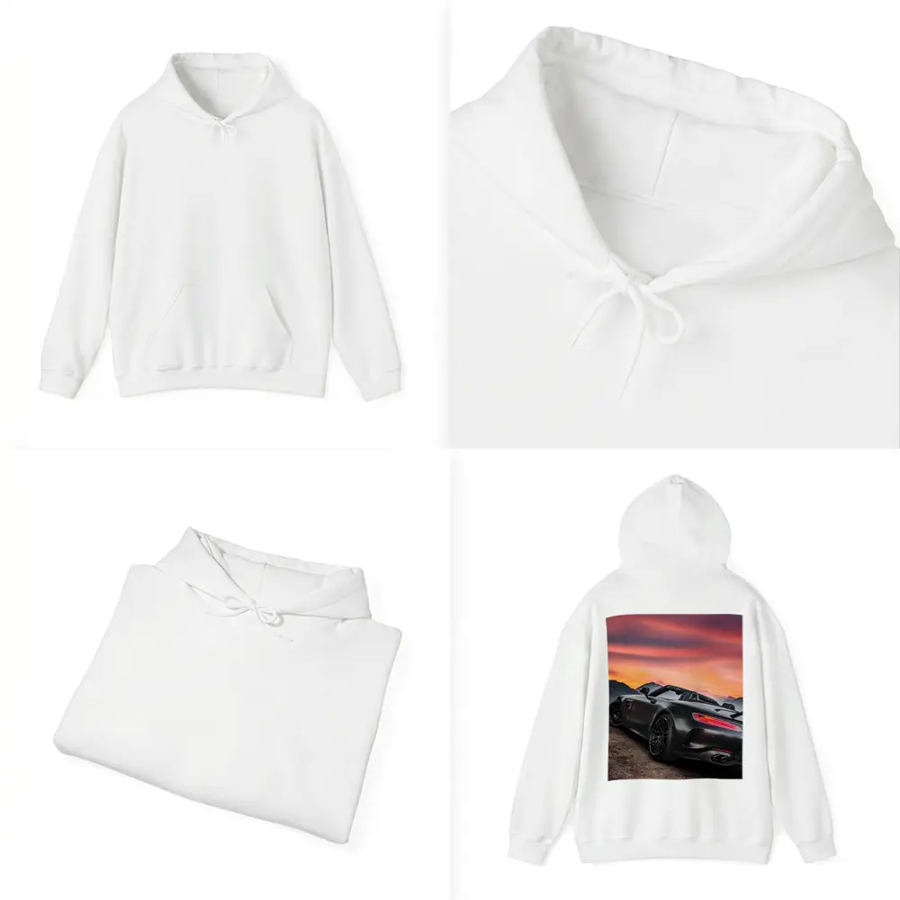 Mercedes AMG GT Roadster Fiery Sunset Sky – Hoodies