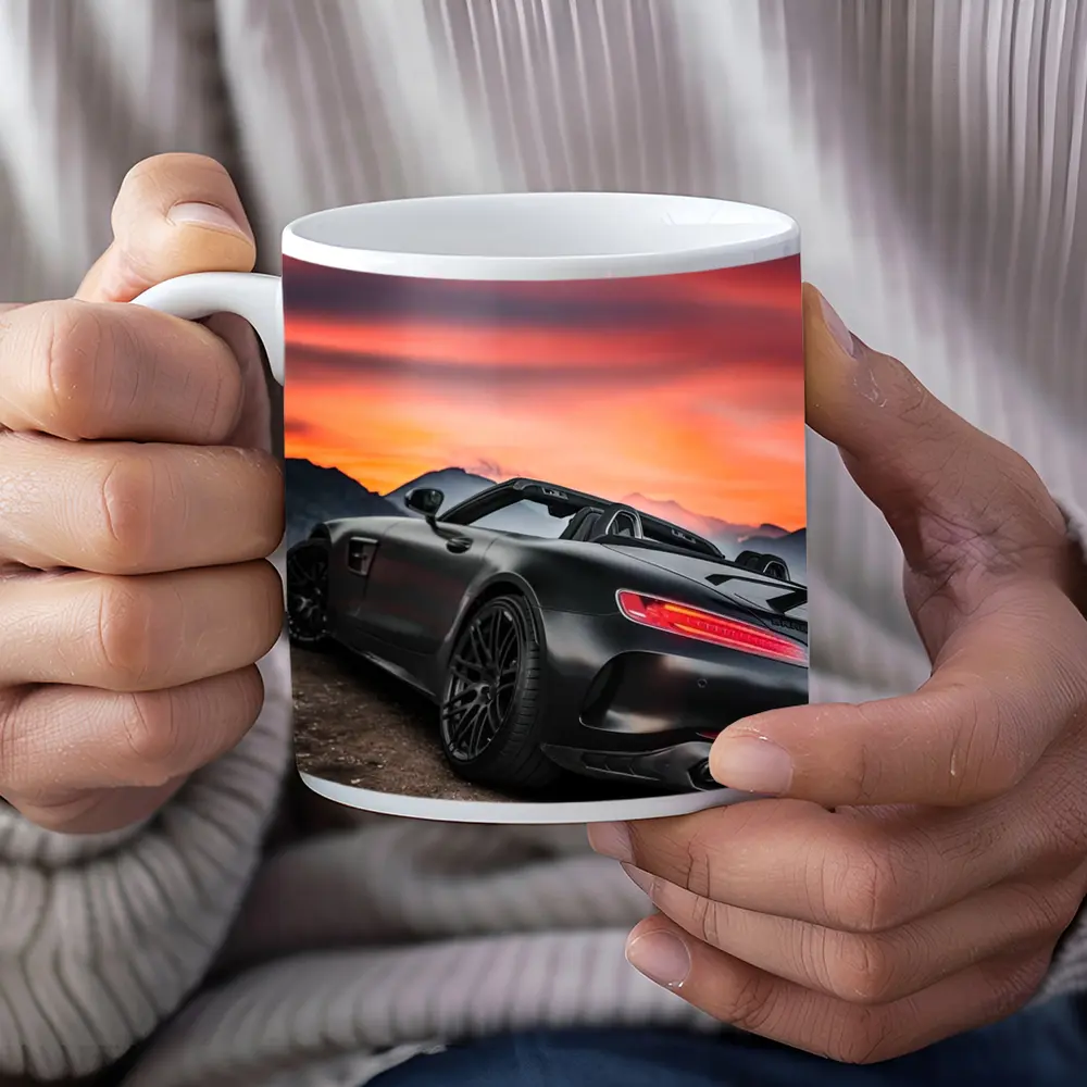 Mercedes AMG GT Roadster Fiery Sunset Sky – Mugs