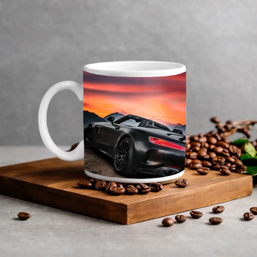 Mercedes AMG GT Roadster Fiery Sunset Sky – Mugs