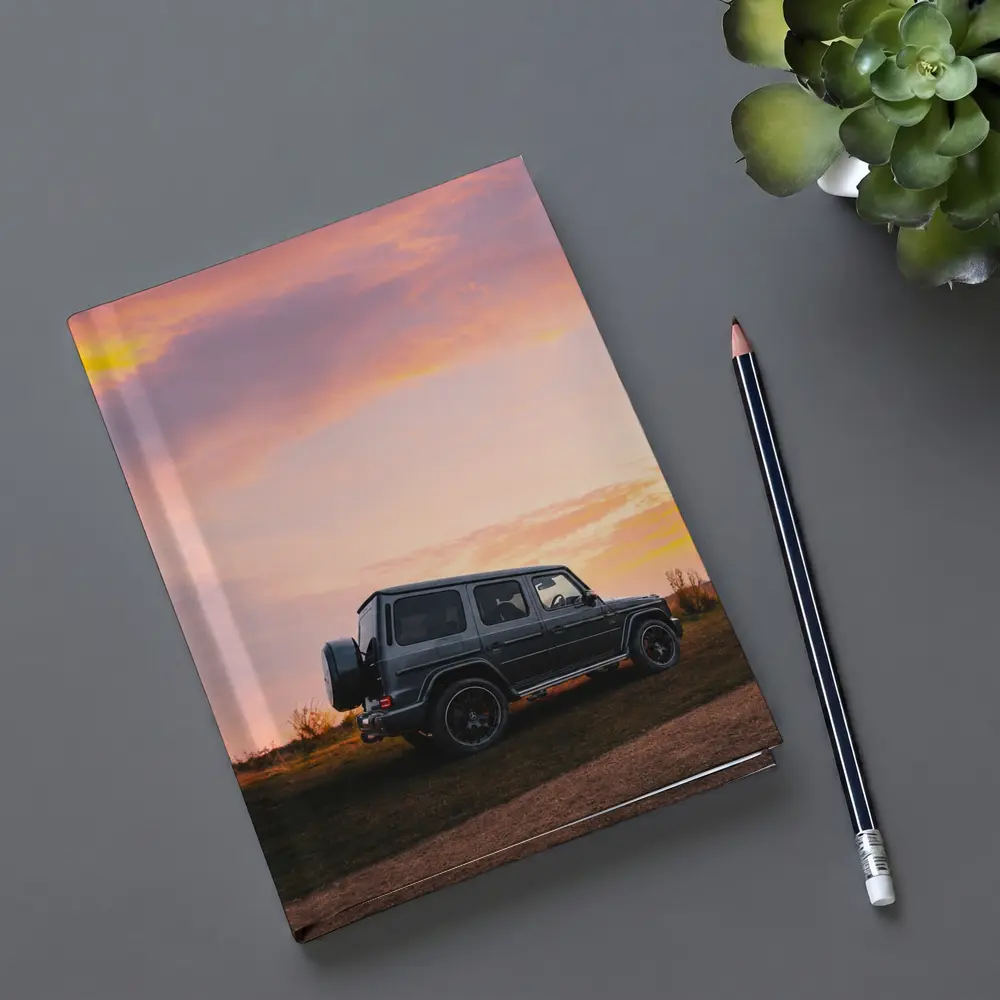 Mercedes G Class at Golden Sunset – Notebooks