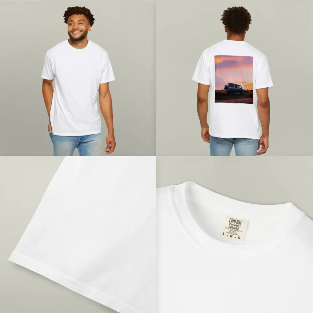 Mercedes G Class at Golden Sunset – T-Shirts