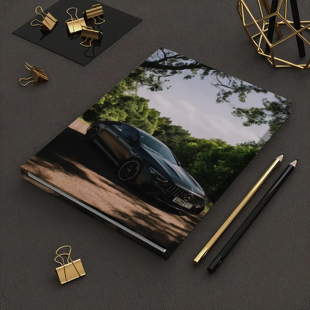 Mercedes AMG GT Dark Sedan Forest Road – Notebooks