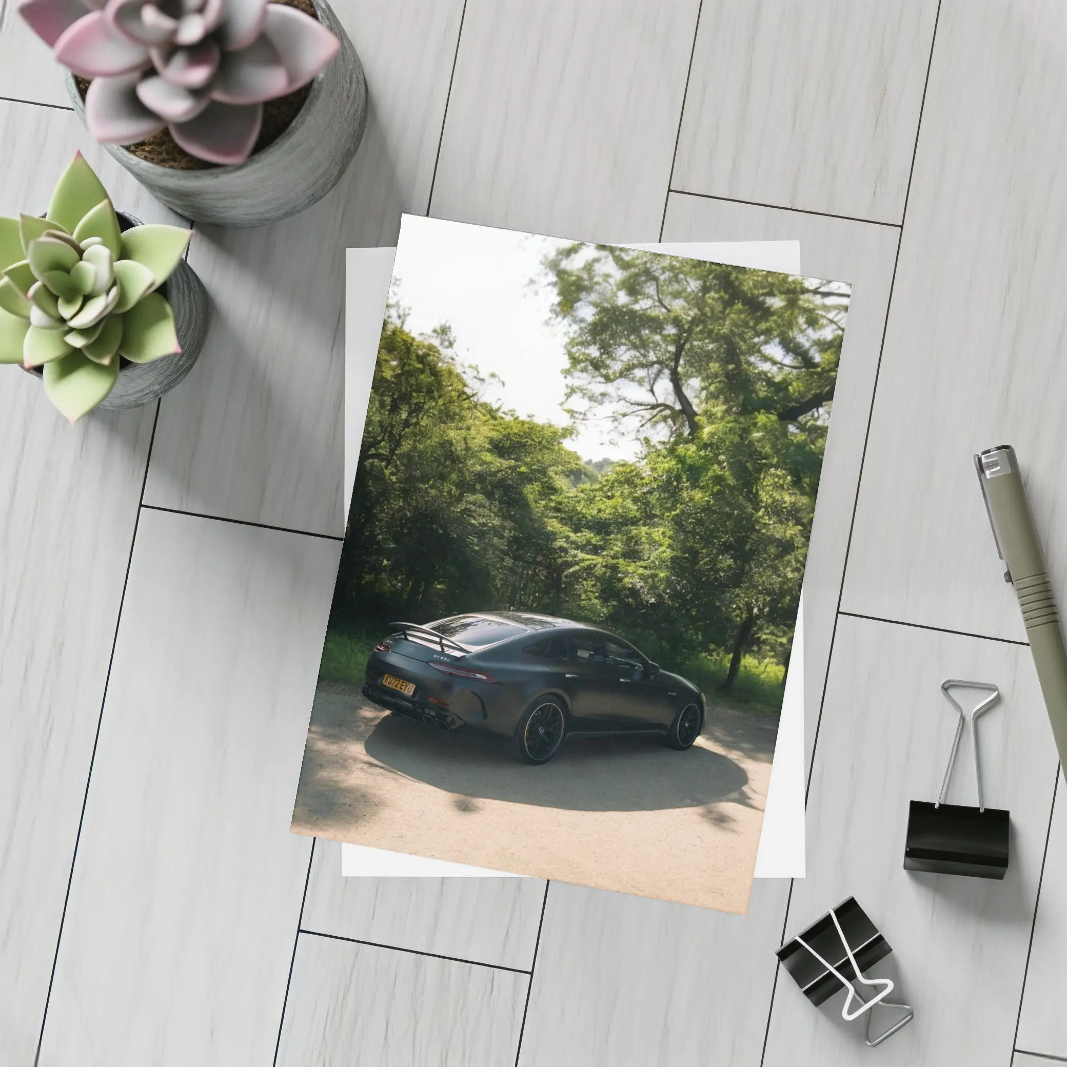 Mercedes AMG GT Dark Forest Road – Postcards