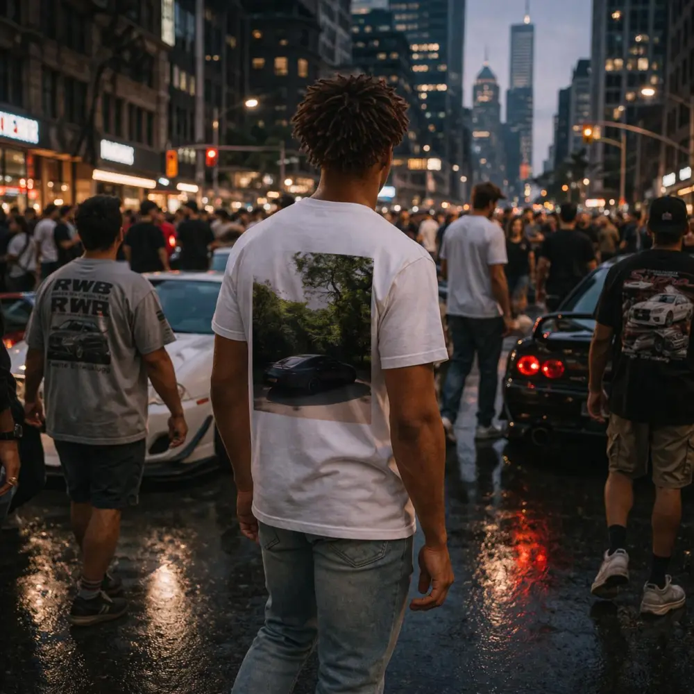 Mercedes AMG GT Dark Forest Road – T-Shirts