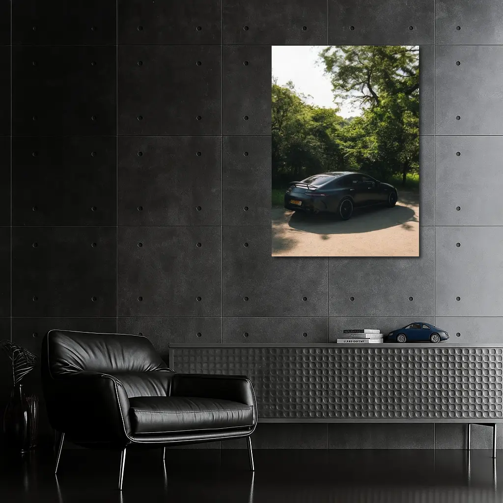 Mercedes AMG GT Dark Forest Road – Wall Art