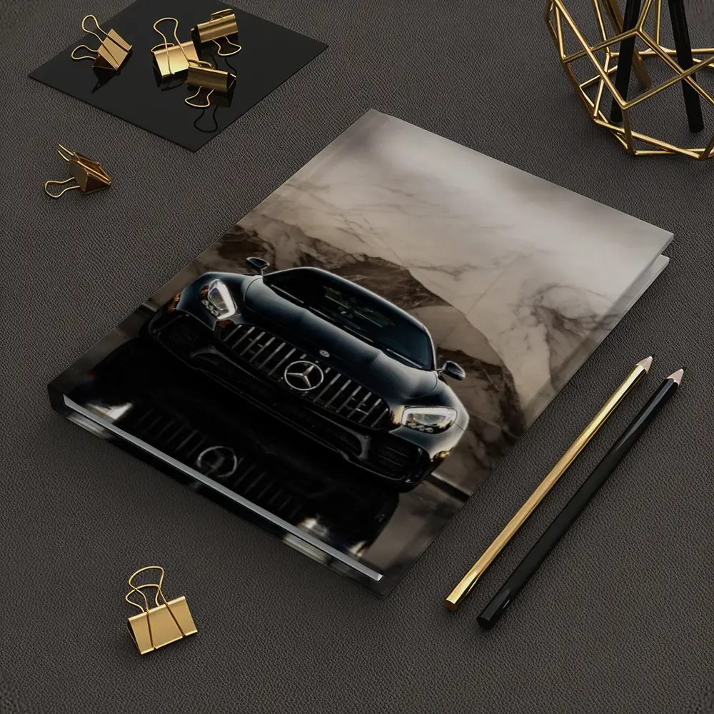 Mercedes AMG GT Black Marble Background – Notebooks