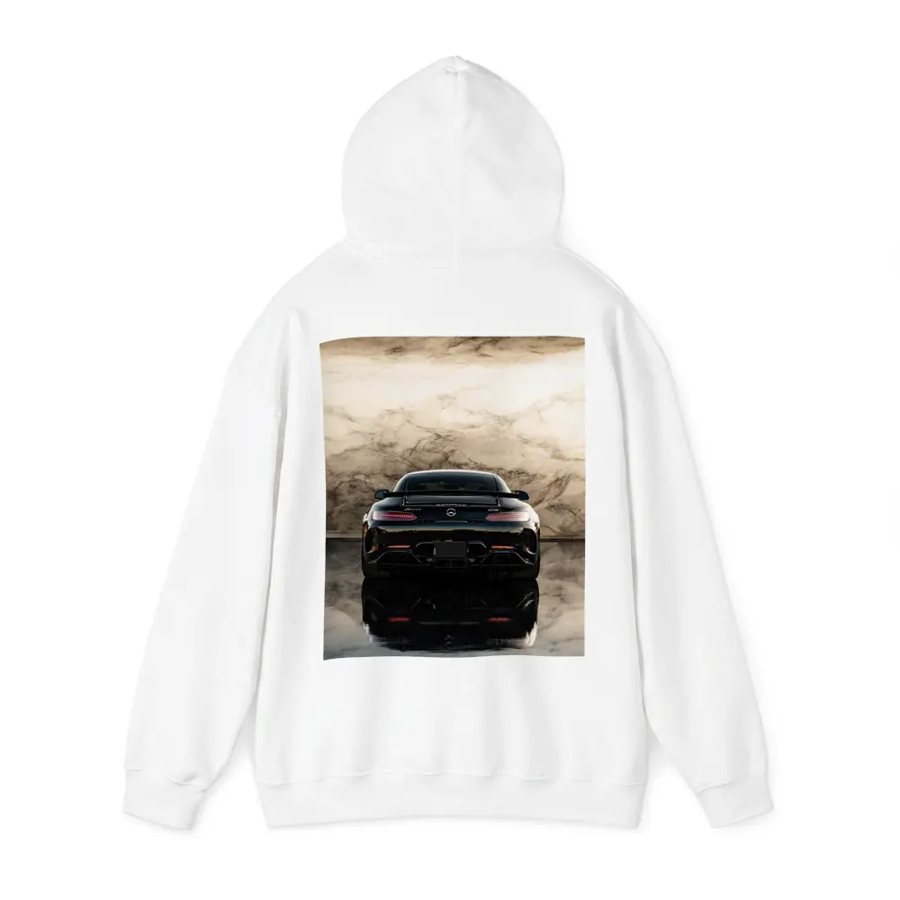 Mercedes AMG GT Black Marble Background – Hoodies