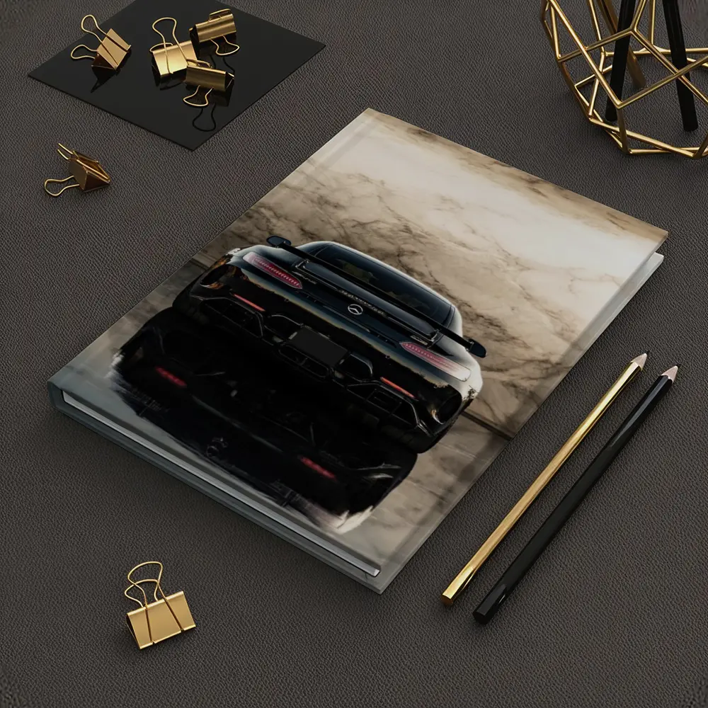 Mercedes AMG GT Black Marble Background – Notebooks