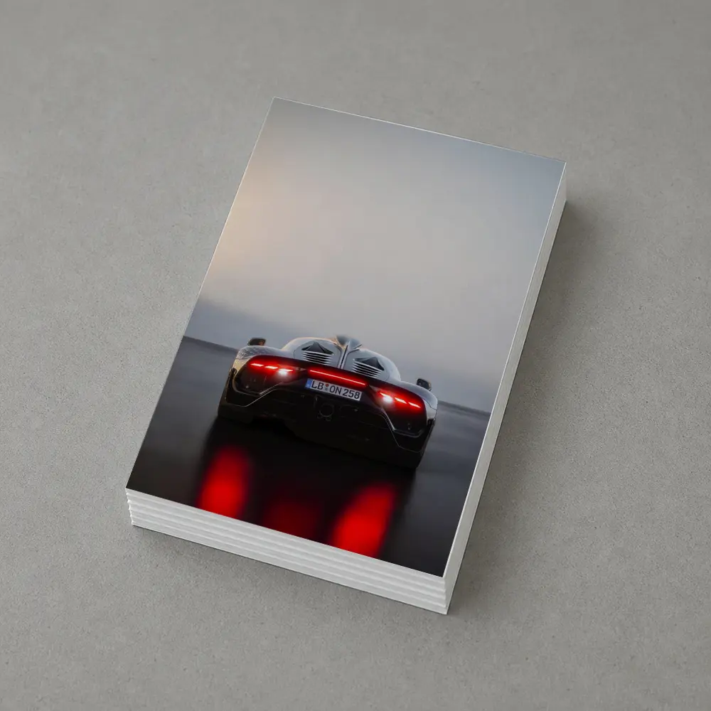 Mercedes AMG One Rear Studio Dark Background – Postcards