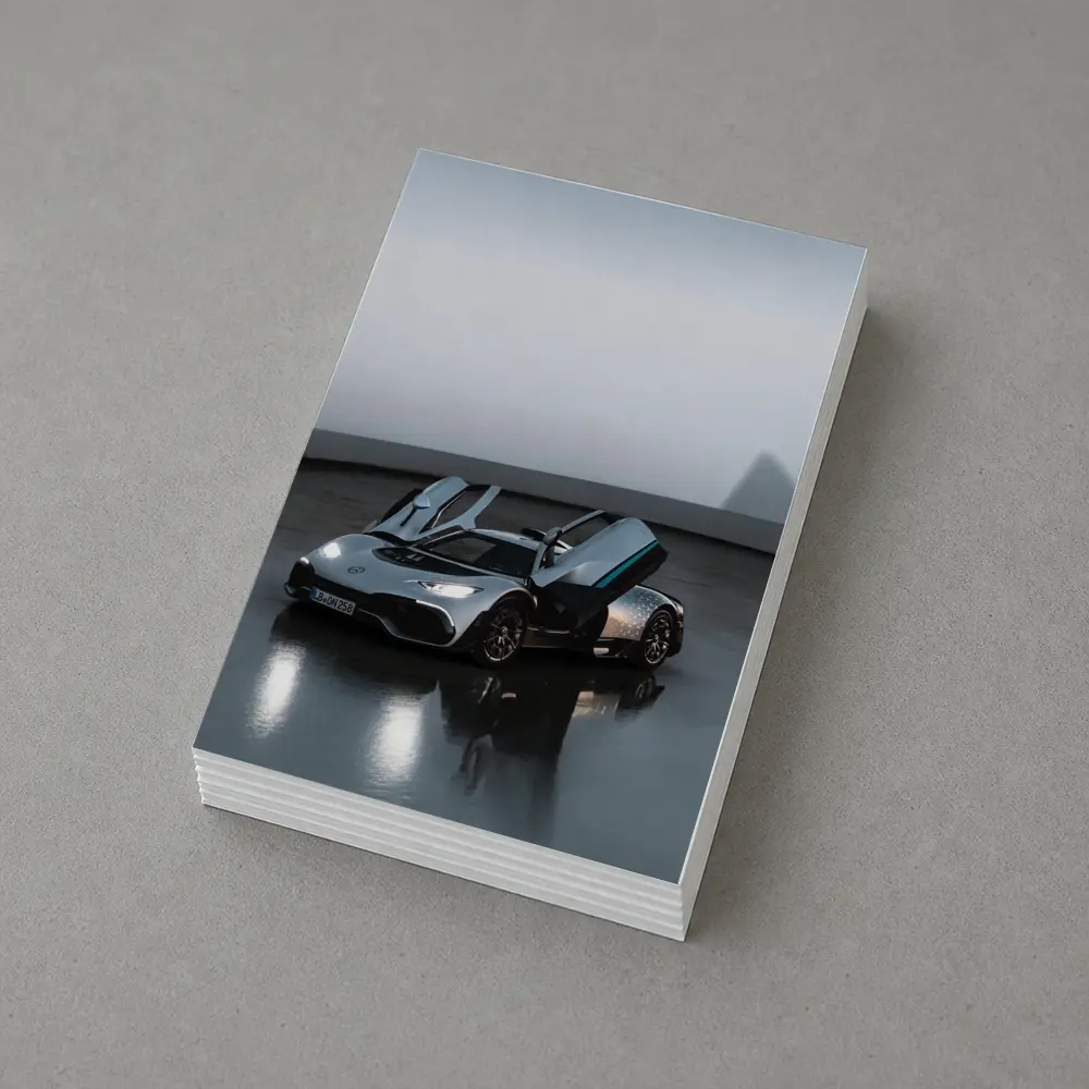 Mercedes AMG ONE Supercar Indoor Parking – Postcards