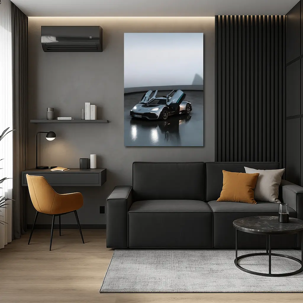 Mercedes AMG ONE Supercar Indoor Parking – Wall Art