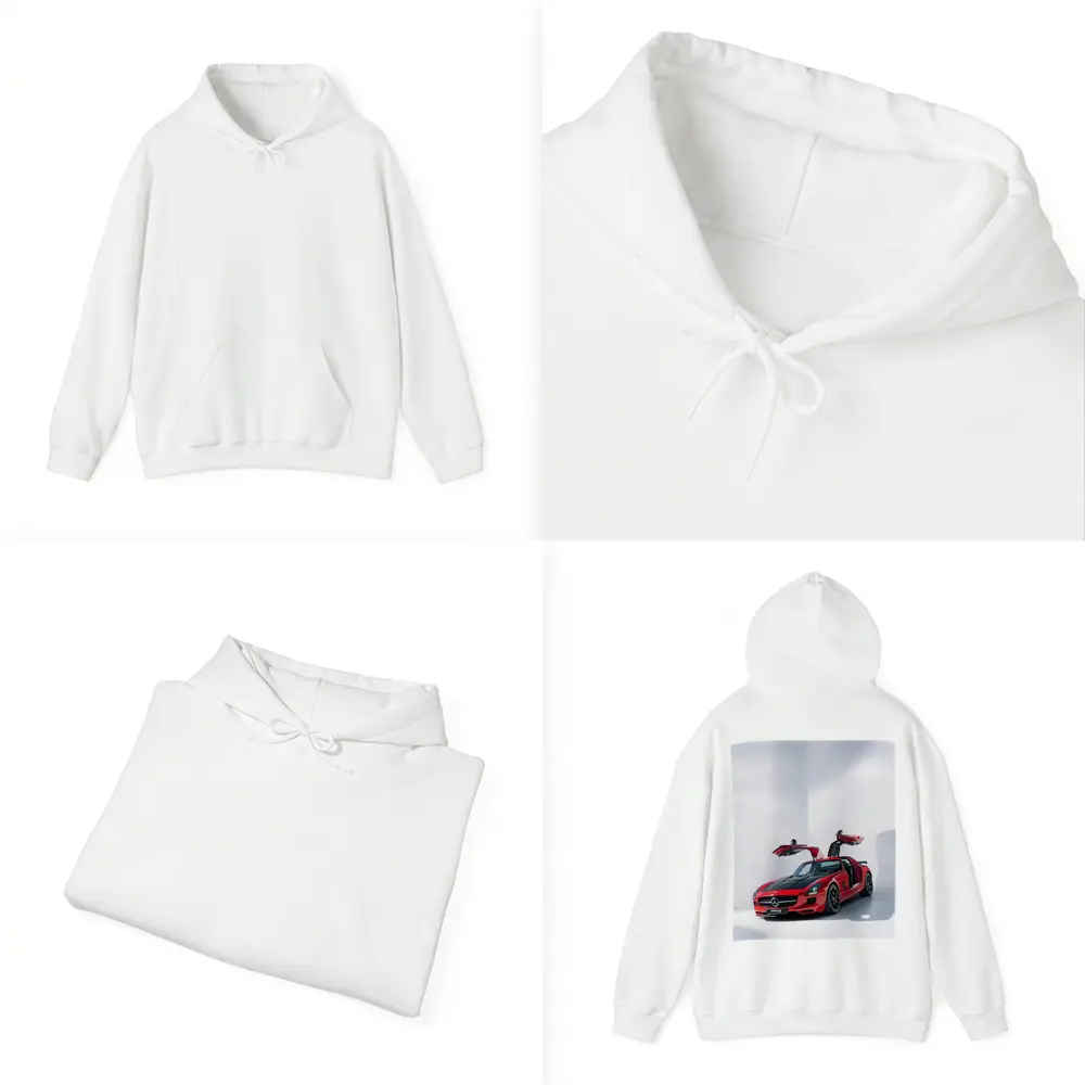Mercedes AMG SLS Red Gullwing Studio – Hoodies
