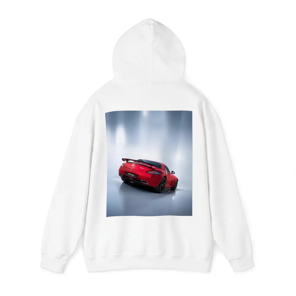 Mercedes AMG SLS Red Studio Shot – Hoodies