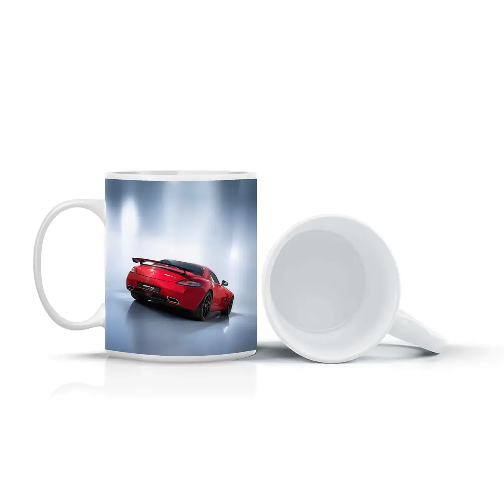 Mercedes AMG SLS Red Studio Shot – Mugs