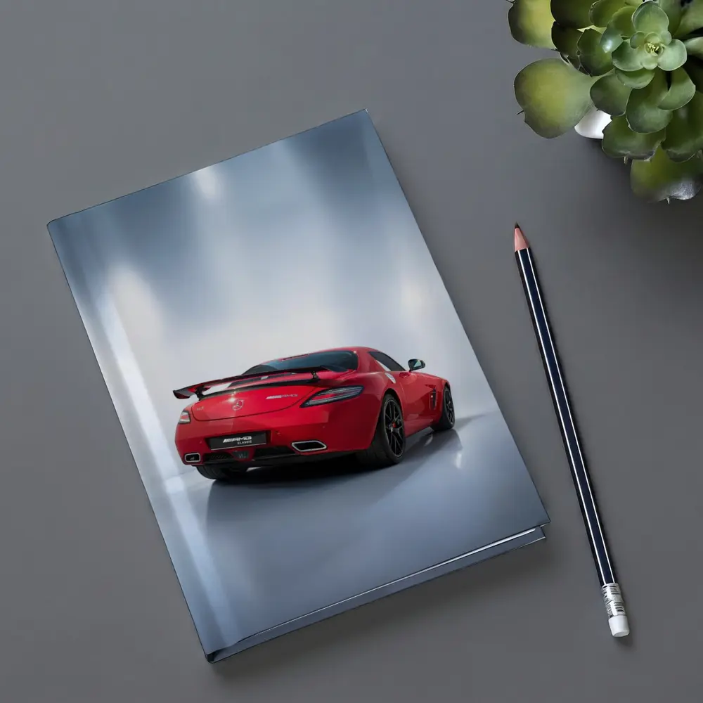 Mercedes AMG SLS Red Studio Shot – Notebooks