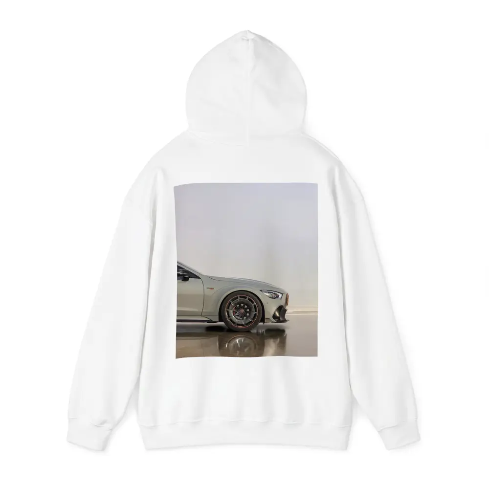 Mercedes AMG GT Silver Minimal Studio Shot – Hoodies