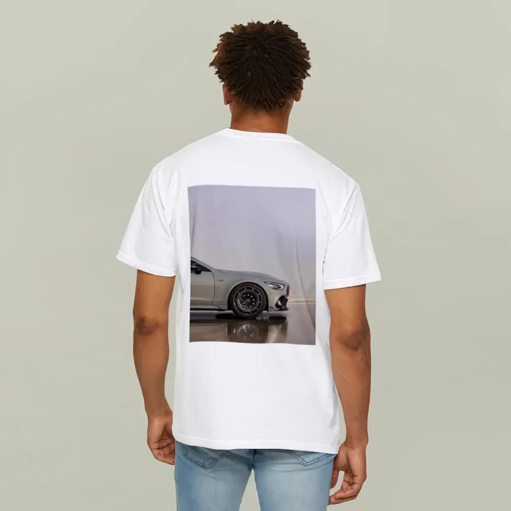 Mercedes AMG GT Silver Minimal Studio Shot – T-Shirts
