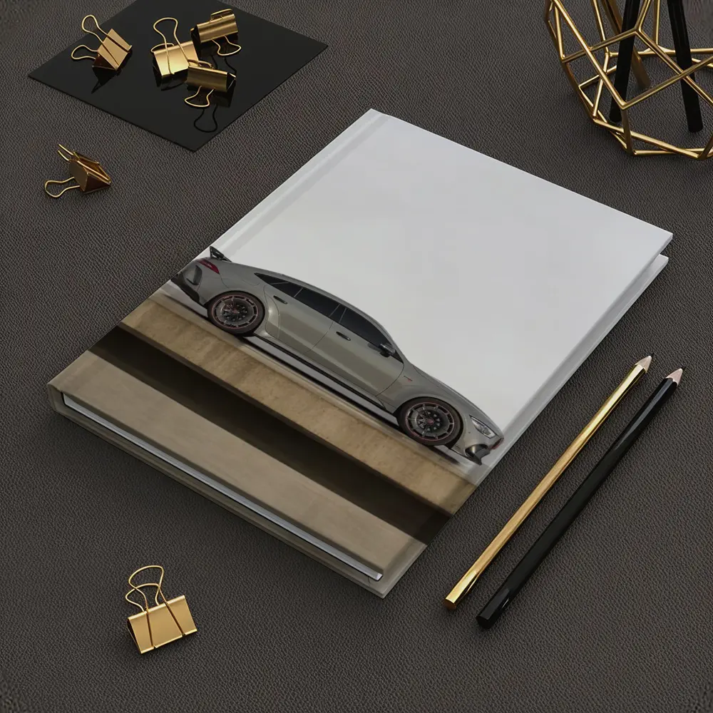 Mercedes AMG GT Side Profile Gray Studio – Notebooks