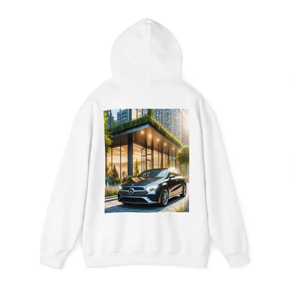 Mercedes Benz A Class Urban Building Setting – Hoodies