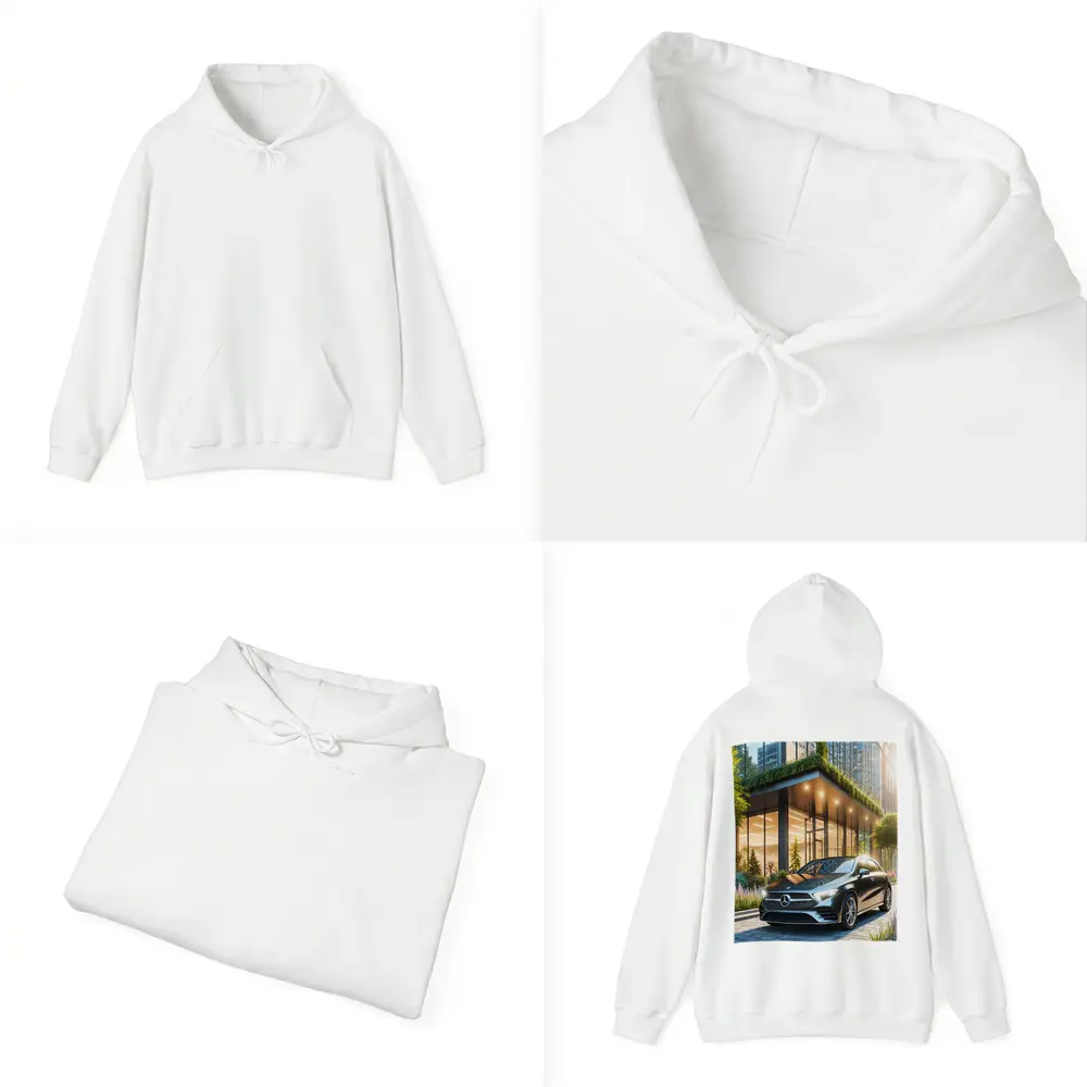 Mercedes Benz A Class Urban Building Setting – Hoodies