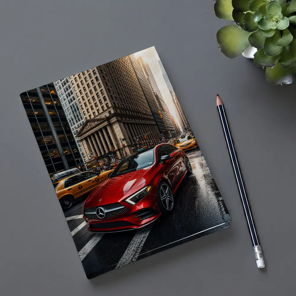 Mercedes Benz A Class Red New York City – Notebooks