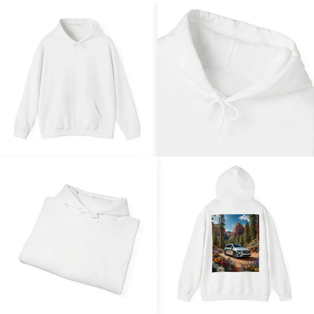 Mercedes Benz B Class Canyon Forest Scene – Hoodies