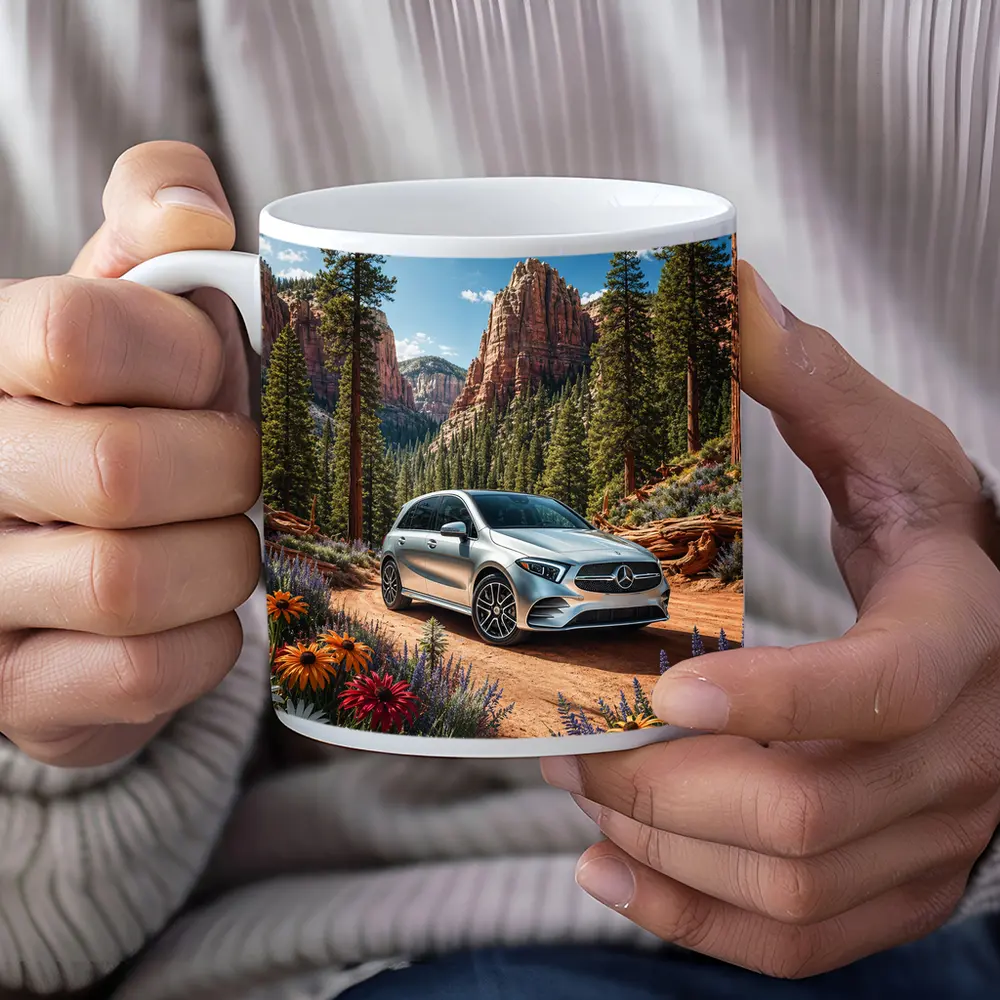 Mercedes Benz B Class Canyon Forest Scene – Mugs