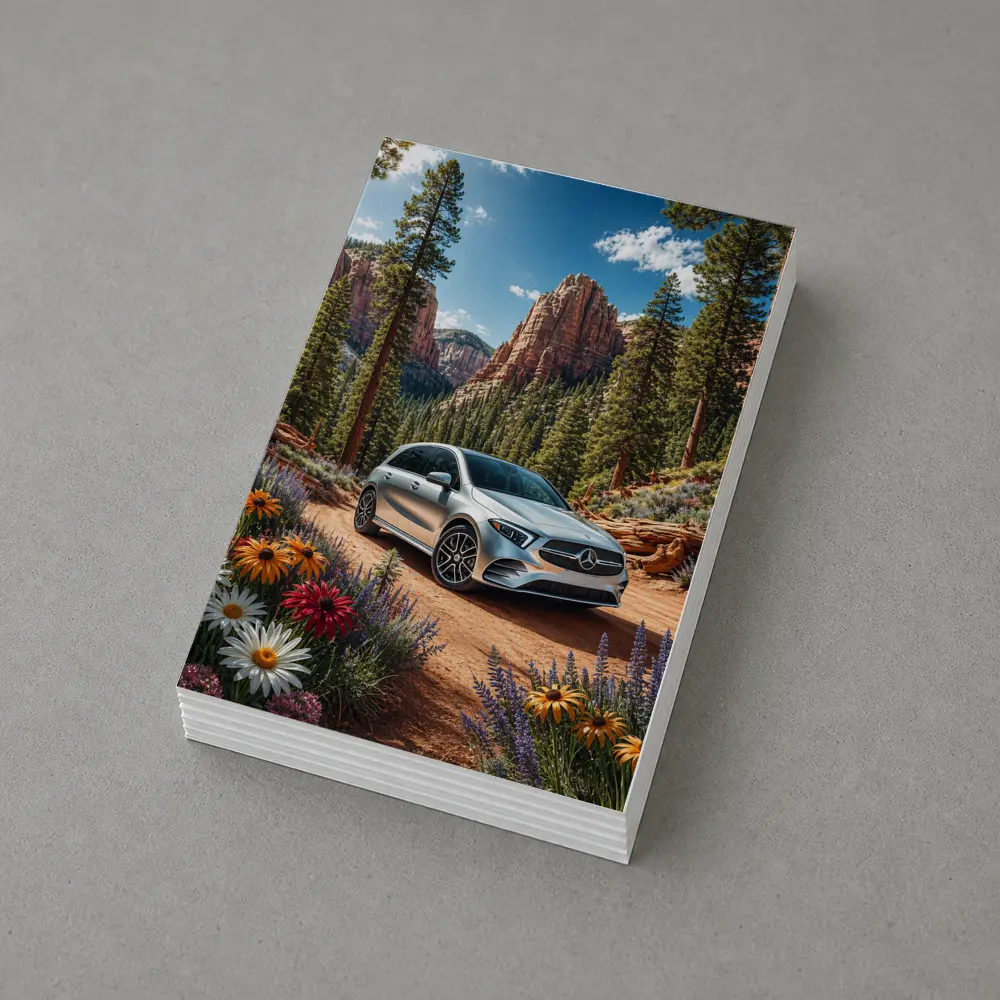Mercedes Benz B Class Canyon Forest Scene – Postcards