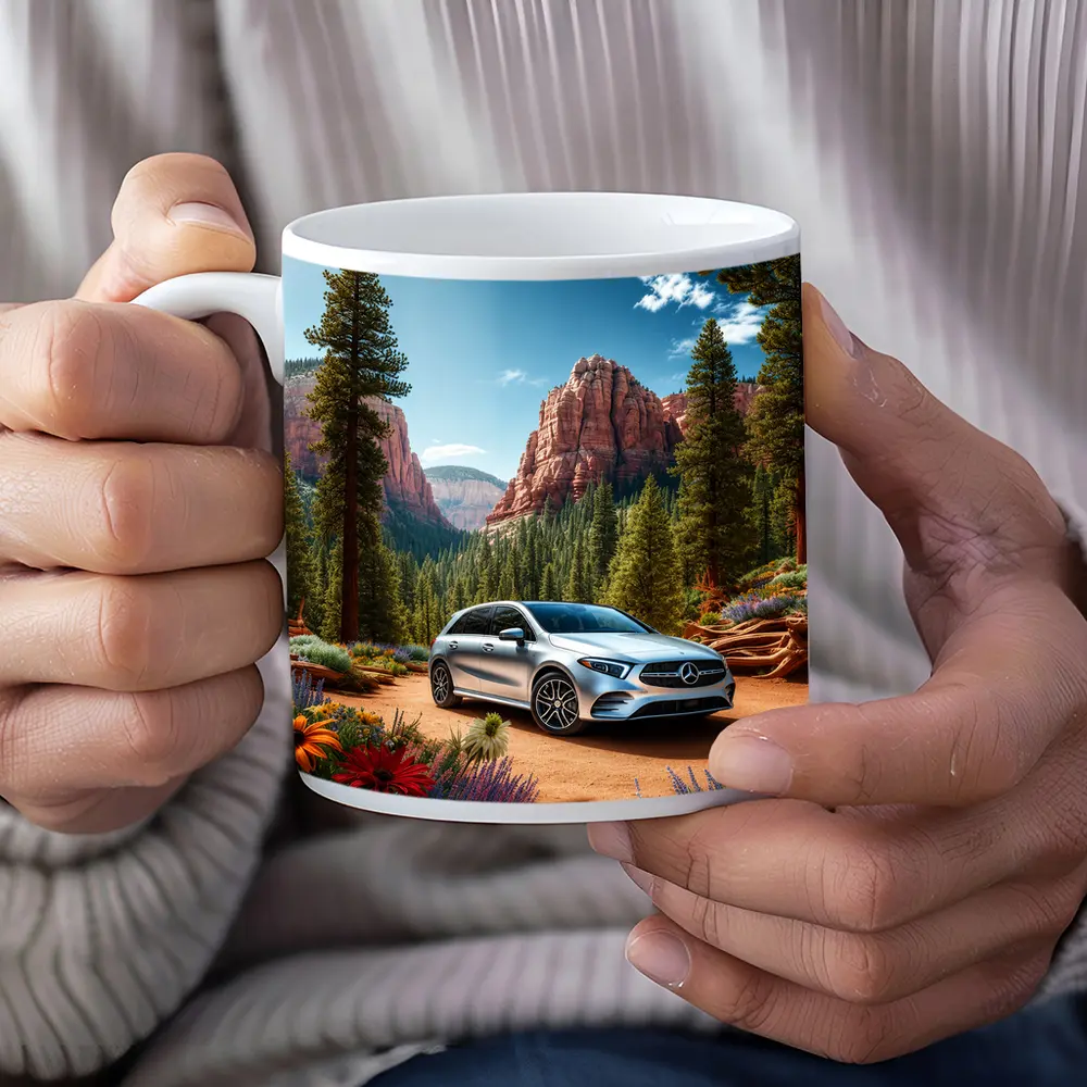 Mercedes Benz B Class Red Canyon Forest – Mugs