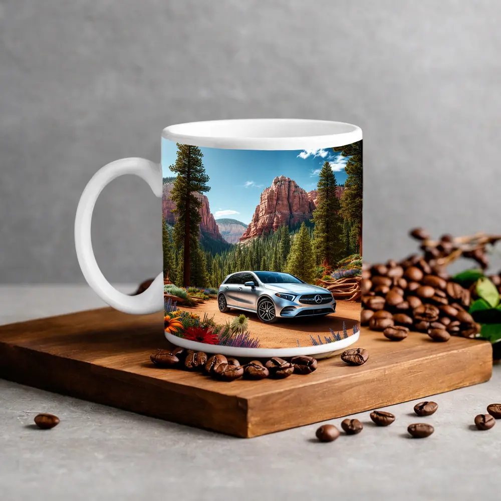 Mercedes Benz B Class Red Canyon Forest – Mugs