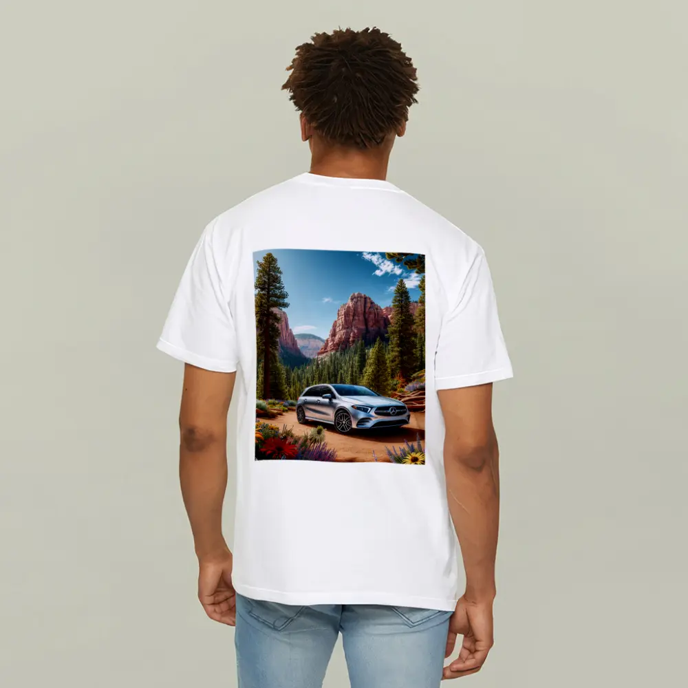 Mercedes Benz B Class Red Canyon Forest – T-Shirts