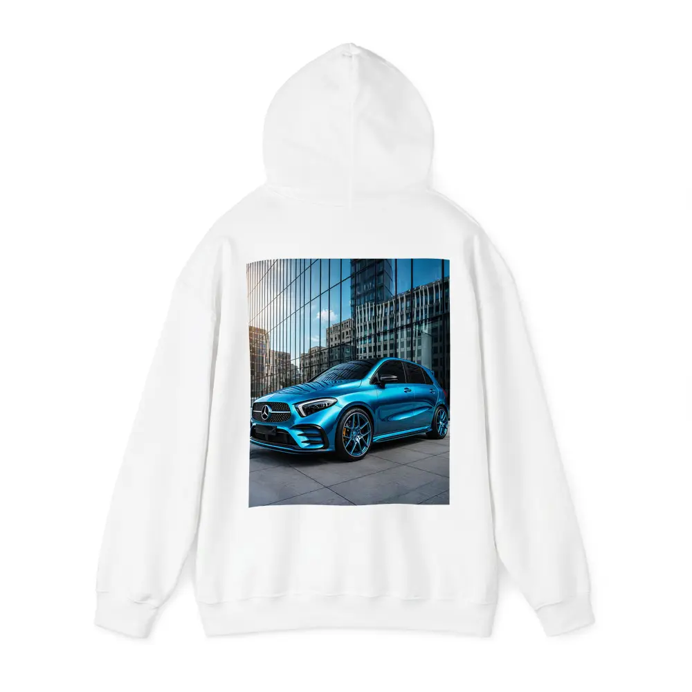 Mercedes Benz B Class Blue Urban Setting – Hoodies