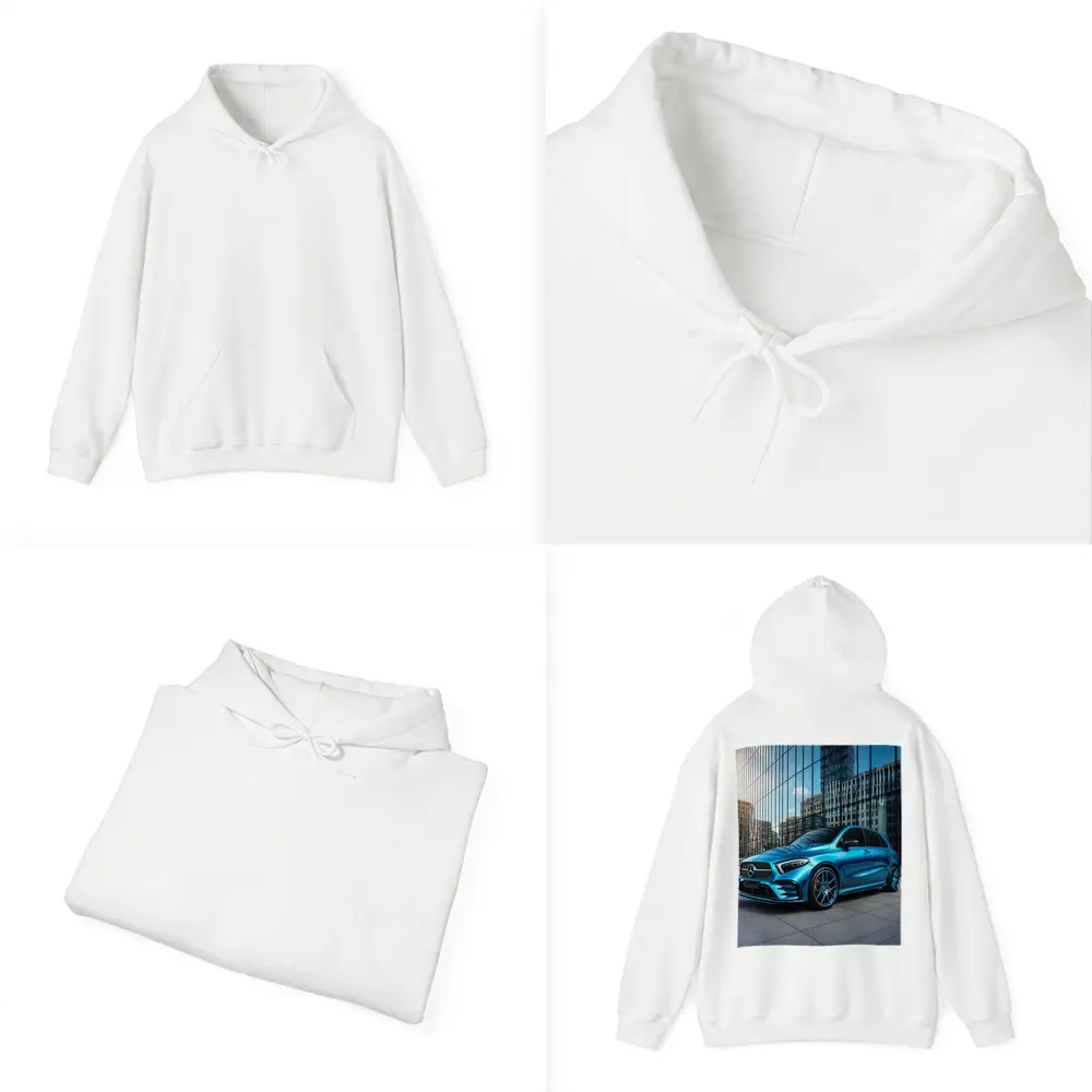 Mercedes Benz B Class Blue Urban Setting – Hoodies